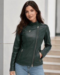 giubbotto in pelle donna sportivo salerno